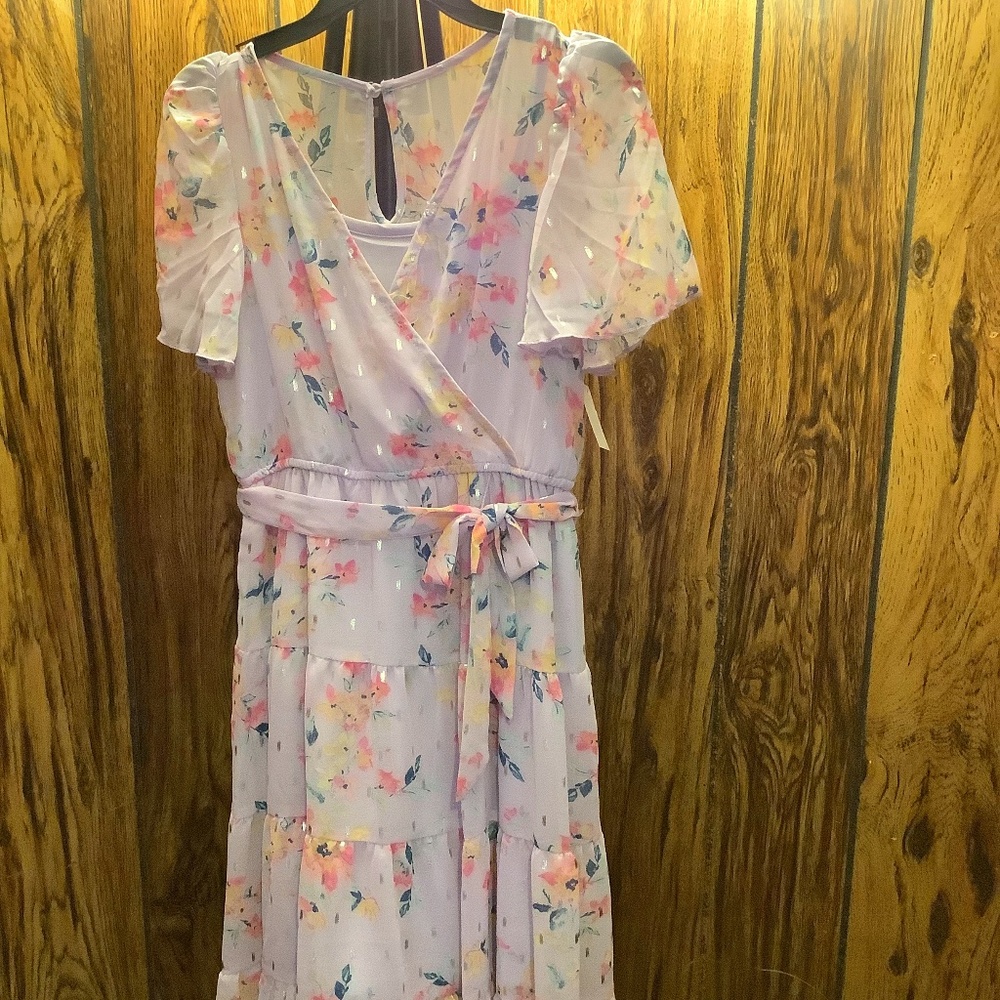 Lilt Lavender Flowered Dress
